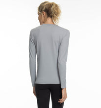 Carica l'immagine nel visualizzatore di Gallery, Model Back: Uv Line Protezioni Da Eruzioni Longsleeve Uvpro Fem Grey Upf50+