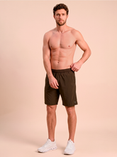 Carica l'immagine nel visualizzatore di Gallery, Image 05: Uv Line Bermuda / Uomo Shorts New Fit Masc Brown Upf50+