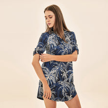 Carica l'immagine nel visualizzatore di Gallery, Image 02: Uv Line Camicia Shirtdress Coqueiros Marinho Upf50+