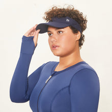 Carica l'immagine nel visualizzatore di Gallery, Image 03: Uv Line Visiera Visor Athletic Dry Fem Navy Blue Upf50+