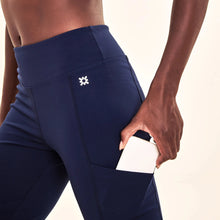 Carica l'immagine nel visualizzatore di Gallery, Image 05: Uv Line Pantaloncino Da Da Fitness Legging Fit Aspen Navy Blue Upf50+