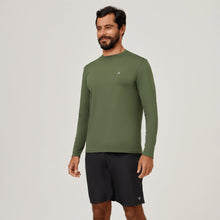 Carica l'immagine nel visualizzatore di Gallery, Image 02: Uv Line Protezioni Da Eruzioni Longsleeve Uvpro Green Militar Upf50+