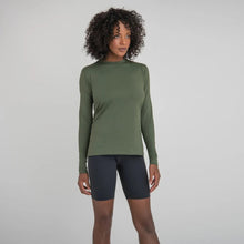 Carica l'immagine nel visualizzatore di Gallery, Image 02: Uv Line Protezioni Da Eruzioni Longsleeve Uvpro Fem Verde Militar Upf50+