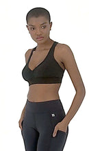 Carica l'immagine nel visualizzatore di Gallery, Product Front: Uv Line Top Da Fitness Top Fit Sport Preto Upf50+