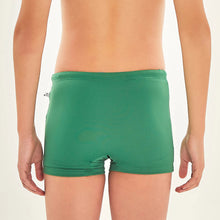 Carica l'immagine nel visualizzatore di Gallery, Model Back: Uv Line Costume Ragazzo Trunks Kids F Inf Brazil Green Upf50+