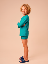 Carica l'immagine nel visualizzatore di Gallery, Image 03: Uv Line Protezioni Da Eruzioni Longsleeve Uvpro Kids Green Sea Upf50+