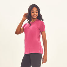 Carica l'immagine nel visualizzatore di Gallery, Image 02: Uv Line Top Da Fitness T-Shirt Sport Fit Fuchsia Upf50+