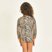 Carica l'immagine nel visualizzatore di Gallery, Model Back: Uv Line Costumi Da Bagno Bebè Swimsuit Baby Zebra Upf50+