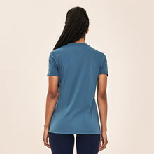 Carica l'immagine nel visualizzatore di Gallery, Model Back: Uv Line Top Da Fitness T-Shirt Sport Fit Aco Upf50+