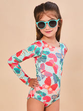 Carica l'immagine nel visualizzatore di Gallery, Image 02: Uv Line Intero Bambina Swimsuit Girl Borboletinha Upf50+