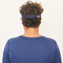 Carica l'immagine nel visualizzatore di Gallery, Model Back: Uv Line Visiera Visor Athletic Dry Fem Navy Blue Upf50+