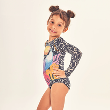 Carica l'immagine nel visualizzatore di Gallery, Image 02: Uv Line Intero Bambina Swimsuit Girl Tucano Upf50+