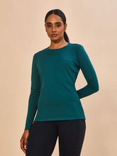 Carica l'immagine nel visualizzatore di Gallery, Model Front: Uv Line Protezioni Da Eruzioni Longsleeve Fem New Fit Petroleo Upf50+