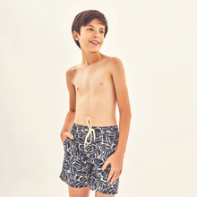 Carica l'immagine nel visualizzatore di Gallery, Model Front: Uv Line Costume Ragazzo Shorts Kids Costela Aco Upf50+