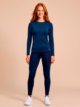 Carica l'immagine nel visualizzatore di Gallery, Model Front: Uv Line Protezioni Da Eruzioni Longsleeve Uvpro Fem Cobalt Upf50+
