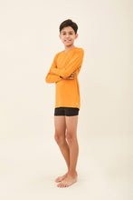 Carica l'immagine nel visualizzatore di Gallery, Image 03: Uv Line Protezioni Da Eruzioni Longsleeve Uvpro Kids Orange Upf50+