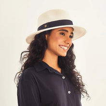 Carica l'immagine nel visualizzatore di Gallery, Image 02: Uv Line Cappello Panama Hat Shanghai Imp Uni White Black Upf50+