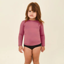 Carica l'immagine nel visualizzatore di Gallery, Model Front: Uv Line Protezioni Da Eruzioni Longsleeve Baby Malva Upf50+