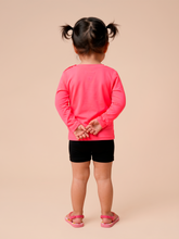 Carica l'immagine nel visualizzatore di Gallery, Model Back: Uv Line Protezioni Da Eruzioni Longsleeve Baby Pink Fluor Upf50+