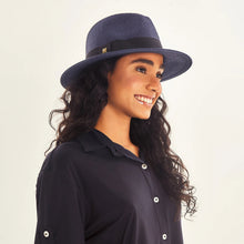 Carica l'immagine nel visualizzatore di Gallery, Image 04: Uv Line Cappello Panama Hat Shanghai Imp Uni Navy Blue Upf50+