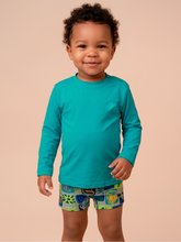 Carica l'immagine nel visualizzatore di Gallery, Gallery: Uv Line Protezioni Da Eruzioni Longsleeve Baby Green Sea Upf50+