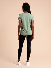 Carica l'immagine nel visualizzatore di Gallery, Model Back: Uv Line Protezioni Da Eruzioni T-Shirt Fem New Fit Mix Green Upf50+