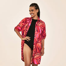 Carica l'immagine nel visualizzatore di Gallery, Image 05: Uv Line Camicia Shirtdress Copacabana Upf50+