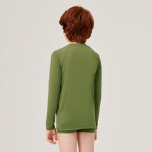 Carica l'immagine nel visualizzatore di Gallery, Model Back: Uv Line Protezioni Da Eruzioni Longsleeve Uvrpo Inf Verde Militar Upf50+