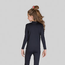 Carica l'immagine nel visualizzatore di Gallery, Image 05: Uv Line Protezioni Da Eruzioni Rash Guard Kids High-Neck Black Upf50+