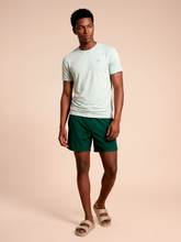 Carica l'immagine nel visualizzatore di Gallery, Model Front: Uv Line Magliette Uomo T-Shirt Uvpro Masc Light Green Upf50+
