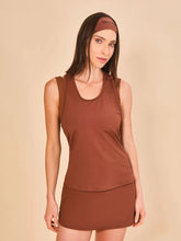 Carica l'immagine nel visualizzatore di Gallery, Gallery: Uv Line Top Da Fitness Regata Sport Color Fem Marrom Upf50+
