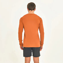 Carica l'immagine nel visualizzatore di Gallery, Model Back: Uv Line Magliette Uomo Longsleeve Sport Fit Caramelo
