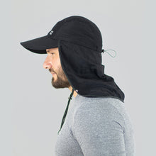 Carica l'immagine nel visualizzatore di Gallery, Model Back: Uv Line Cappello Legionario Neck Cap Africa 2021 Masc Black Upf50+
