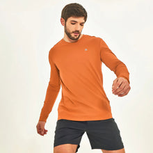 Carica l'immagine nel visualizzatore di Gallery, Image 04: Uv Line Magliette Uomo Longsleeve Sport Fit Caramelo
