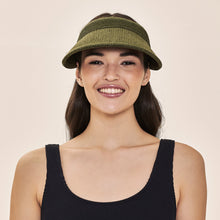 Carica l'immagine nel visualizzatore di Gallery, Model Front: Uv Line Visiera Visor Brunei Verde Militar Upf50+
