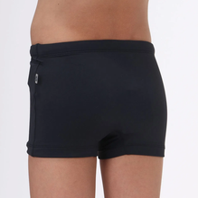 Carica l'immagine nel visualizzatore di Gallery, Model Back: Uv Line Costume Ragazzo Trunks Kids F Inf Black Upf50+
