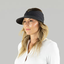 Carica l'immagine nel visualizzatore di Gallery, Image 02: Uv Line Visiera Visor Granada Eva Fem Matte Black Upf50+
