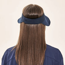 Carica l'immagine nel visualizzatore di Gallery, Model Back: Uv Line Visiera Visor Bali Fem Navy Light Blue Upf50+
