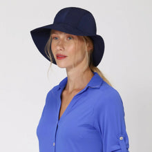 Carica l'immagine nel visualizzatore di Gallery, Image 03: Uv Line Cappello Morbido San Remo Marinho Offwhite Upf50+
