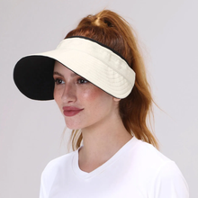 Carica l'immagine nel visualizzatore di Gallery, Image 02: Uv Line Visiera Visor Bali Fem Sand Black Upf50+
