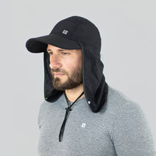 Carica l'immagine nel visualizzatore di Gallery, Model Front: Uv Line Cappello Legionario Neck Cap Africa 2021 Masc Black Upf50+
