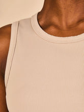 Carica l'immagine nel visualizzatore di Gallery, Image 03: Uv Line Top Da Fitness Regata Fem Ribbed Sand Upf50+
