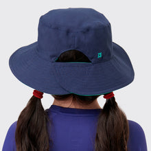 Carica l'immagine nel visualizzatore di Gallery, Model Back: Uv Line Cappello Morbido Chapeu California Inf Marinho Lagoa Upf50+

