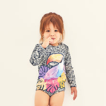 Carica l'immagine nel visualizzatore di Gallery, Model Front: Uv Line Costumi Da Bagno Bebè Swimsuit Baby Tucano Upf50+
