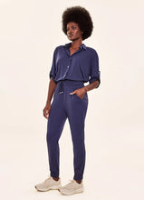 Carica l'immagine nel visualizzatore di Gallery, Image 02: Uv Line Pantaloni Da Spiaggia Pants Fem Basic Navy Blue Upf50+
