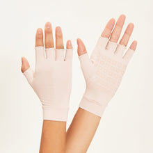 Carica l'immagine nel visualizzatore di Gallery, Image 02: Uv Line Guanti Short Gloves Anti-Aging Uni Nude Upf50+
