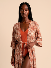 Carica l'immagine nel visualizzatore di Gallery, Gallery: Uv Line Camicia Long Shirtdress Tie Dye Pitanga Upf50+
