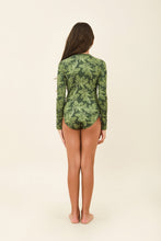 Carica l'immagine nel visualizzatore di Gallery, Model Back: Uv Line Intero Bambina Girl Macae Folhagem Verde Upf50+
