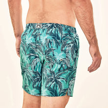 Carica l'immagine nel visualizzatore di Gallery, Image 04: Uv Line Costume A Pantaloncino Short Acqua Coqueiros Turquesa Upf50+
