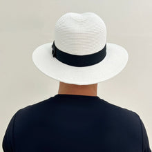 Carica l'immagine nel visualizzatore di Gallery, Image 07: Uv Line Cappello Panama Hat Shanghai Imp Uni White Black Upf50+
